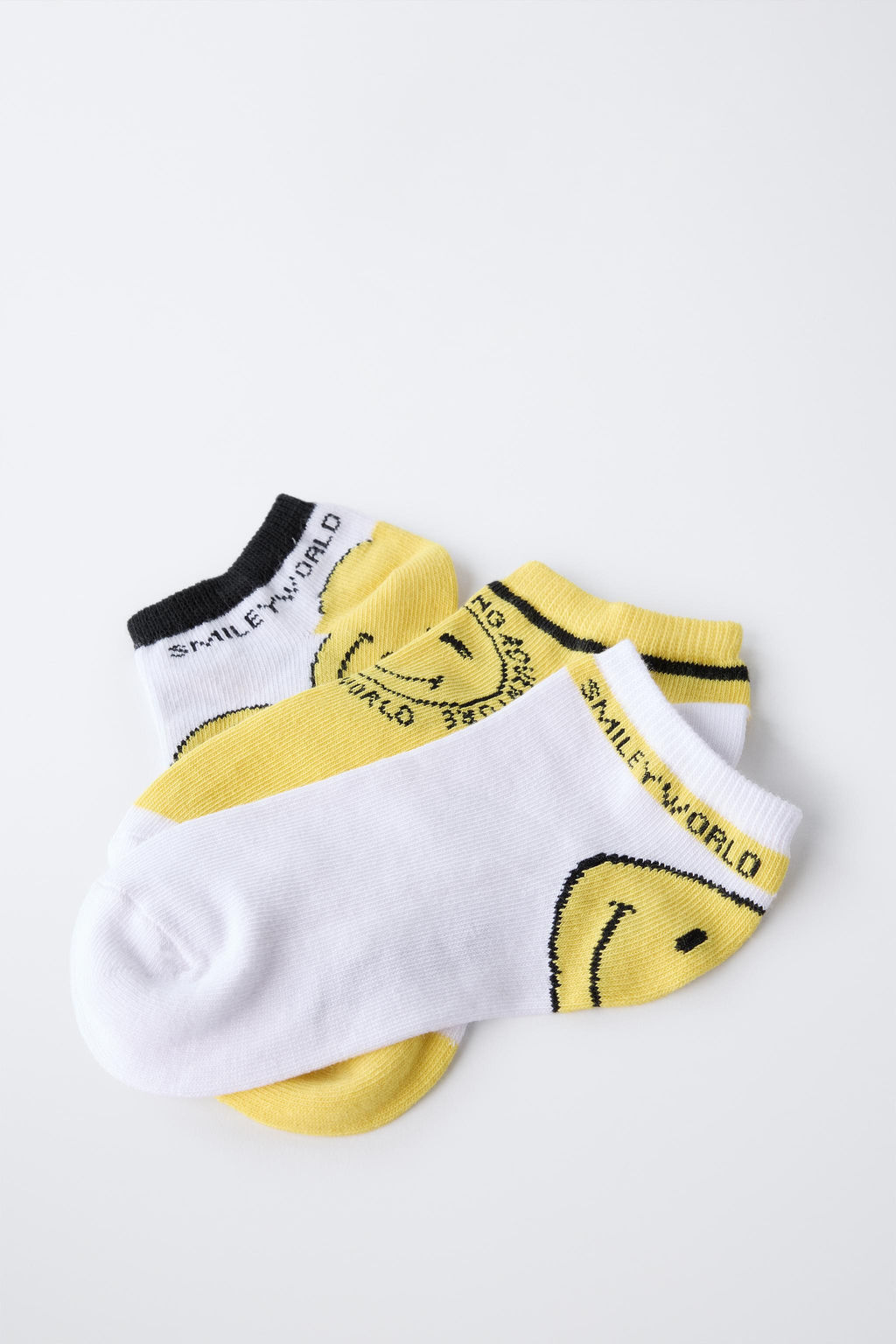 SMILEYWORLD® THREE-PACK OF ANKLE SOCKS - Zara фото 3