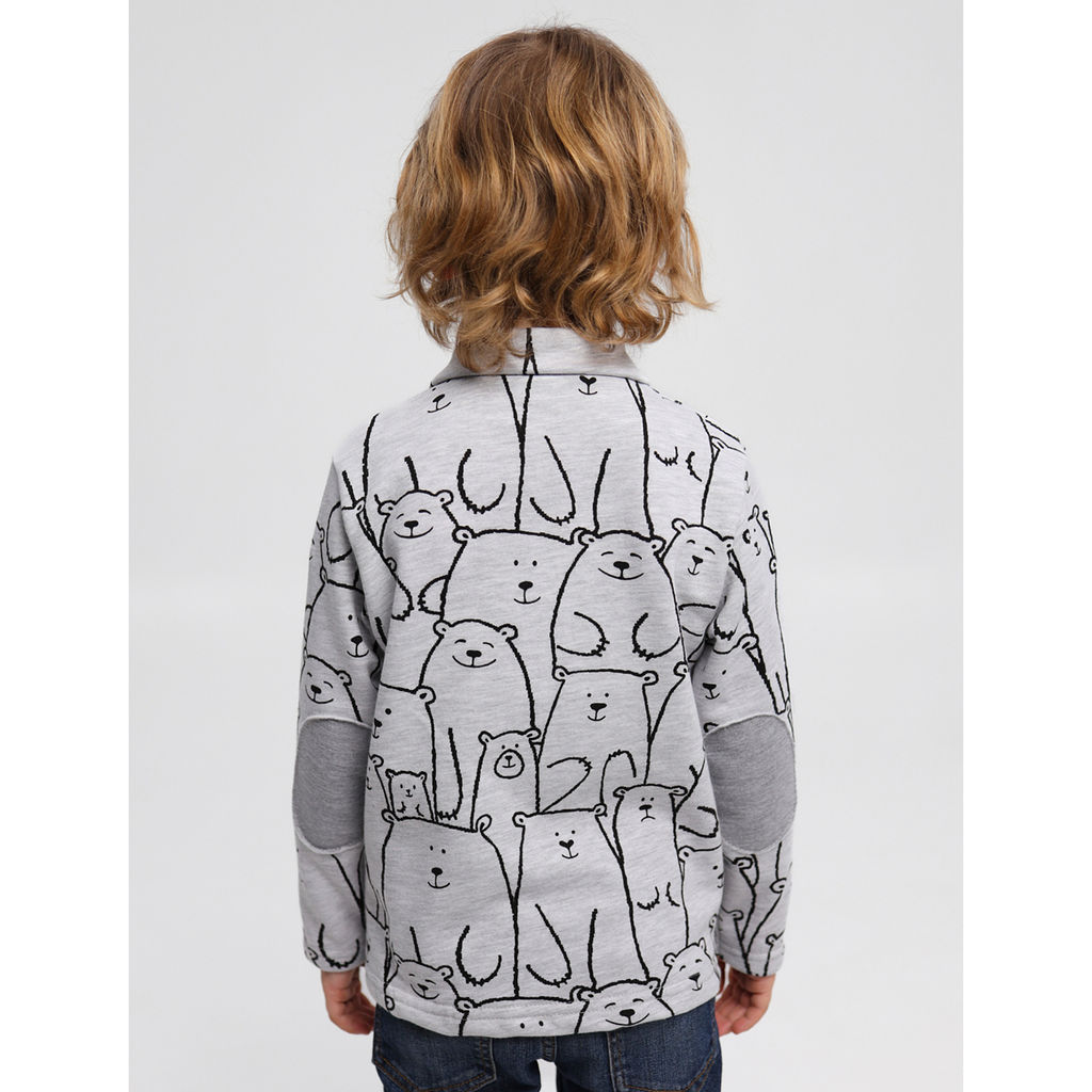 Рубашка футер 2х нитка начёс 0497310402