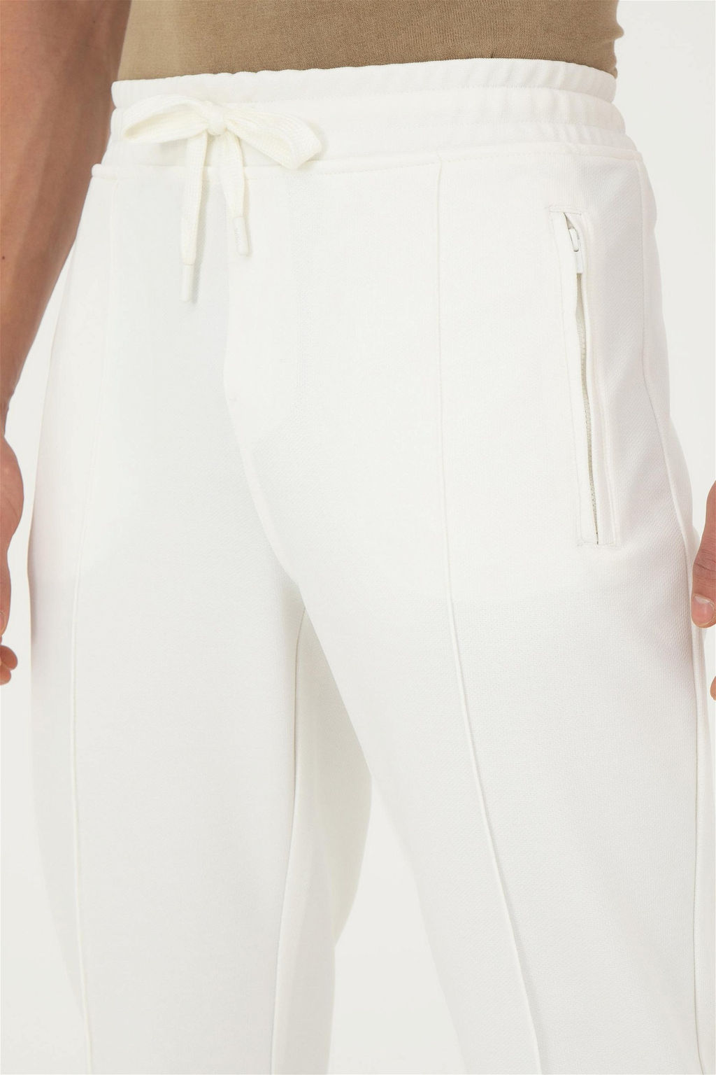 Мужские спортивные штаны цвета экрю - U.s. polo assn фото 6