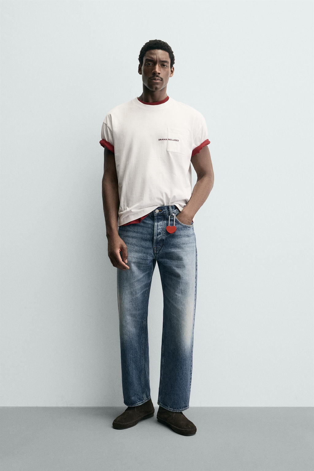 SLOGAN PRINT POCKET T-SHIRT - Zara фото 8