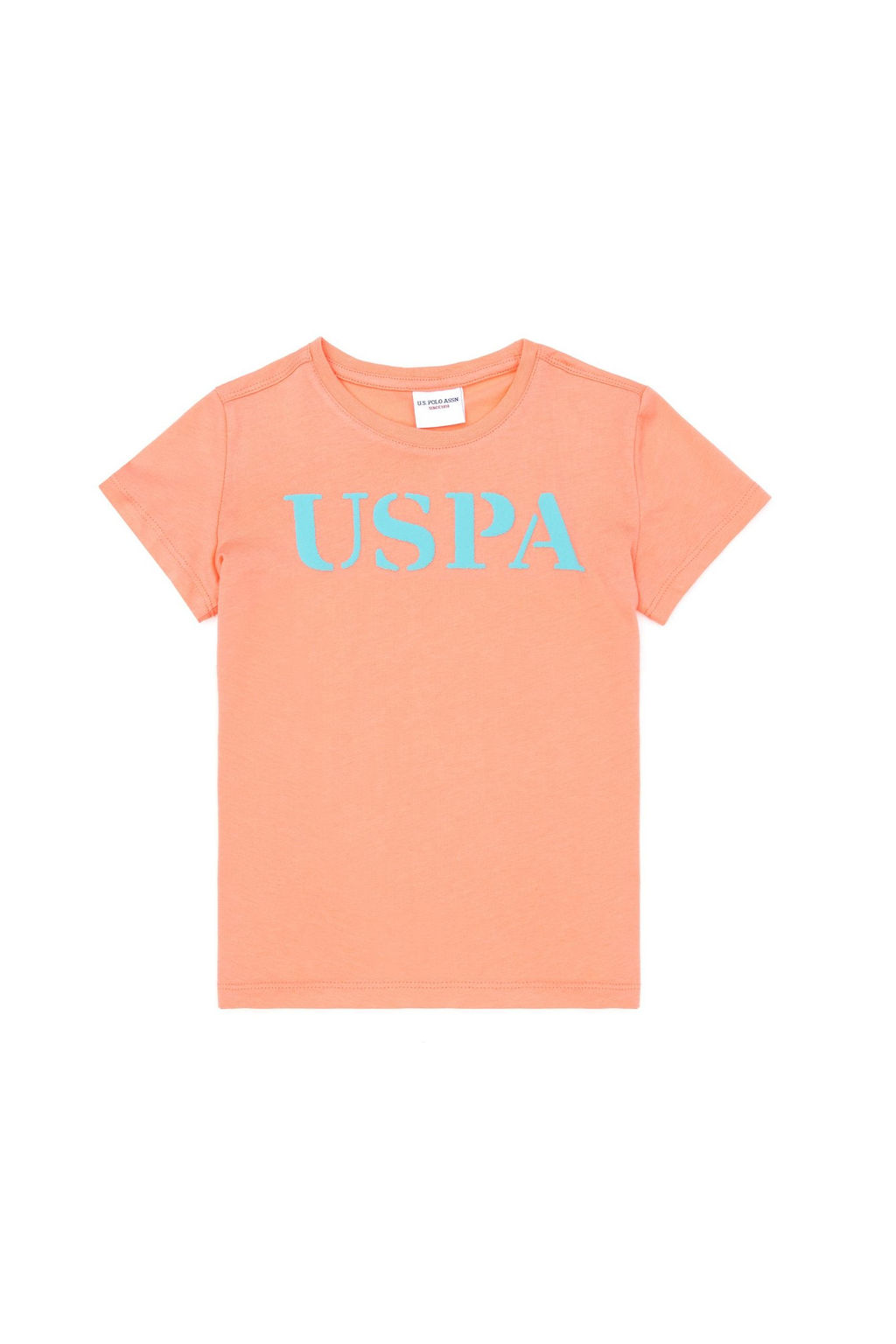 Детская базовая футболка с круглым вырезом Salmon - U.s. polo assn фото 4