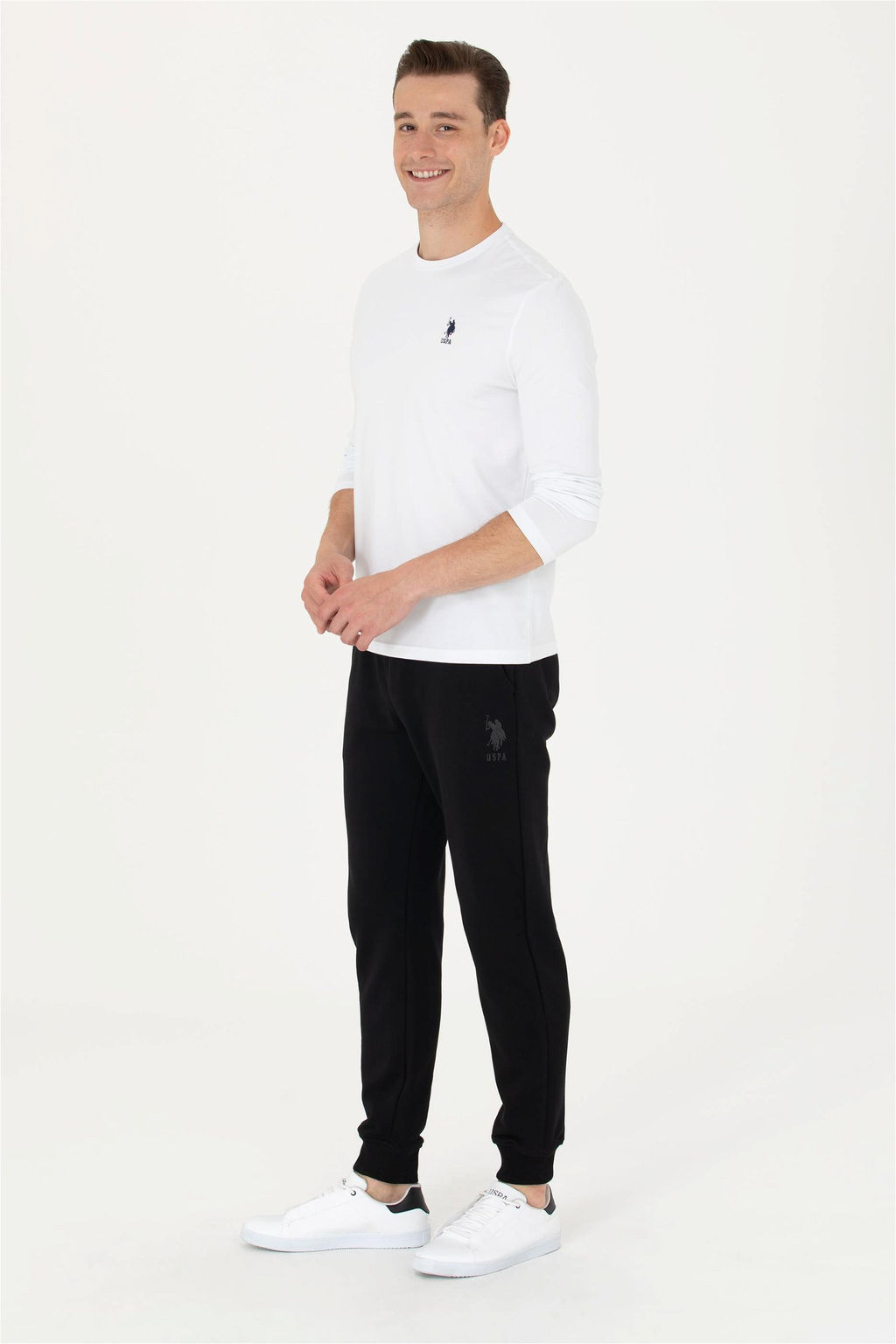 U. S. Polo Assn / Мужские черные спортивные штаны - U.s. polo assn фото 3