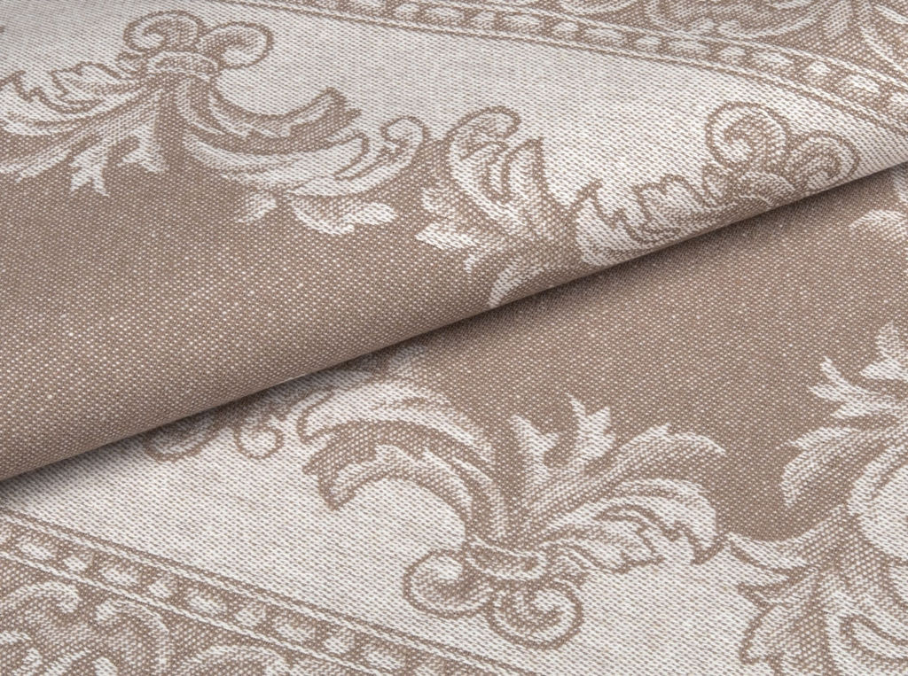 07с-39ЯК 50*70 Полотенце "Акантус" цв. коричневый