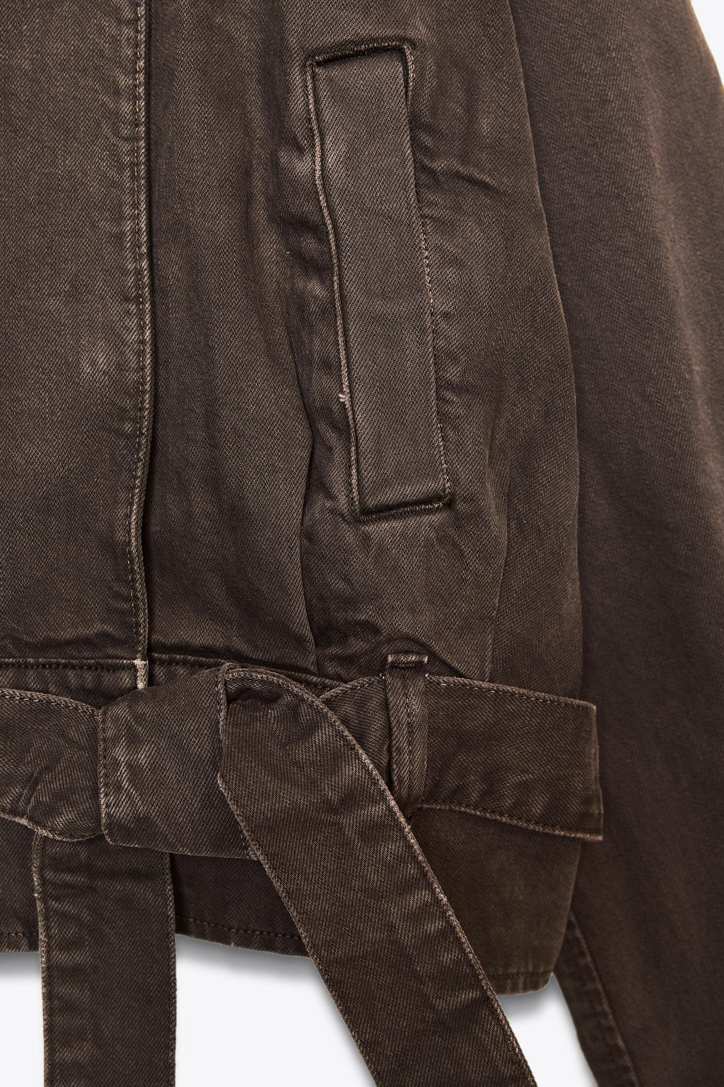 BELTED COTTON JACKET - Zara фото 10