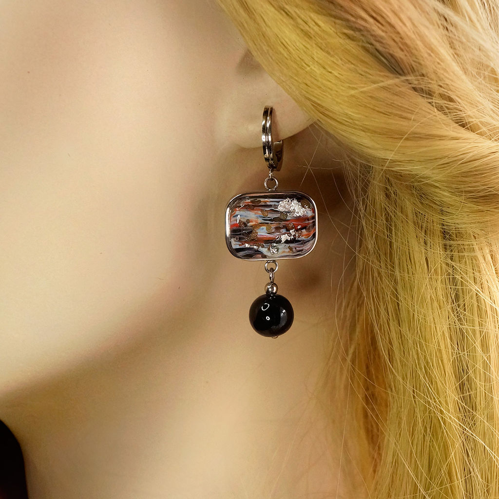 Серьги из муранского стекла - Vloes фото 3