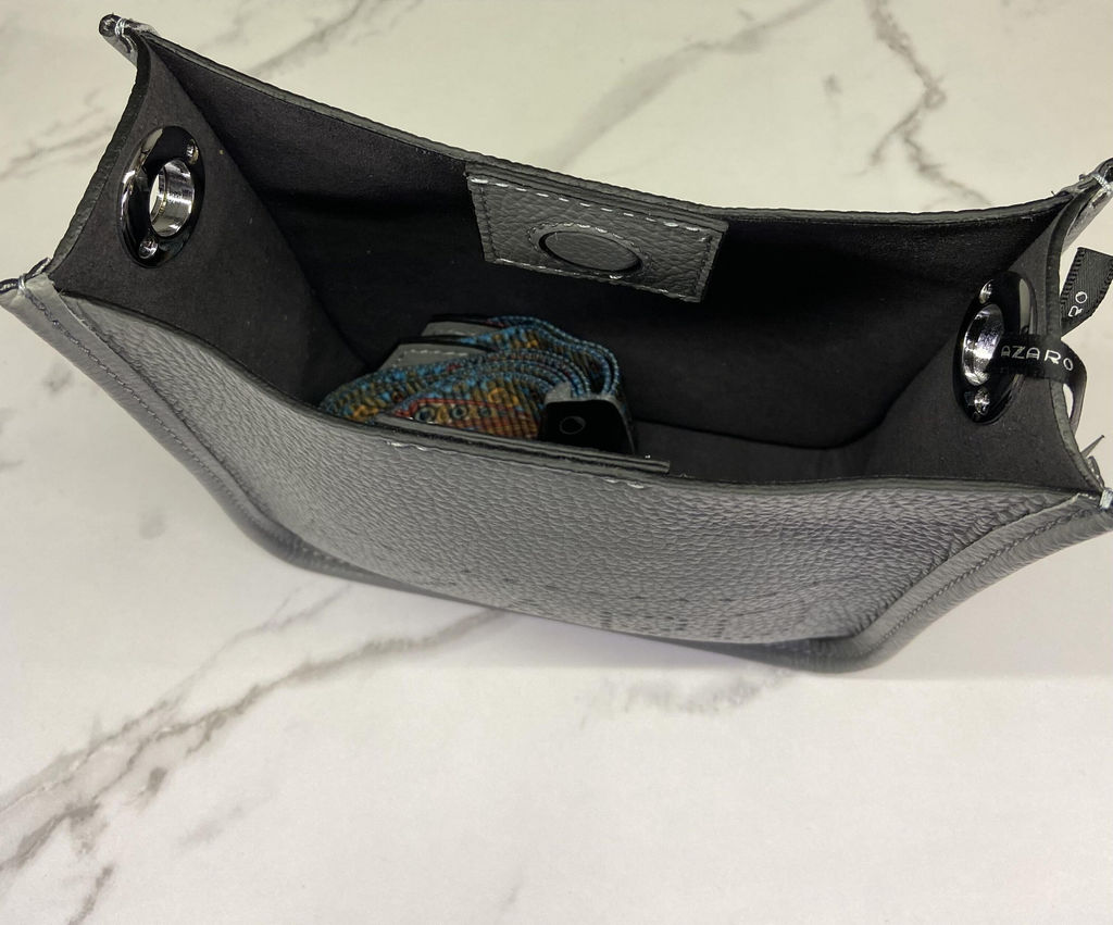 Сумка кожаная на плечо Azaro 30996 силвер