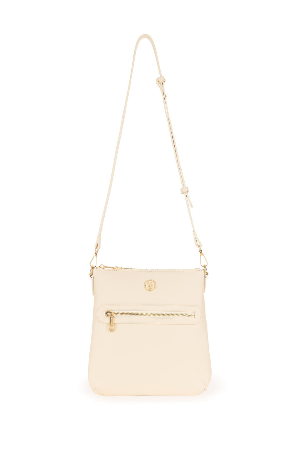 Женская кремовая сумка через плечо Неожиданная скидка в корзине - U.s. polo assn фото 6