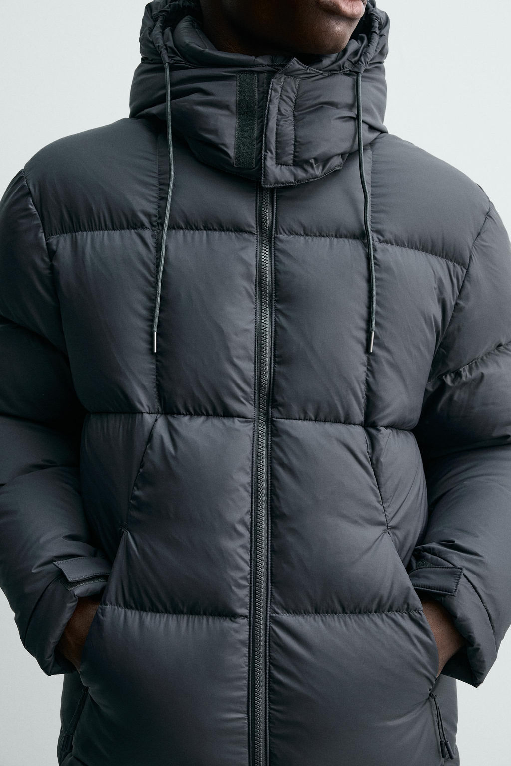 100% FEATHER WATER-REPELLENT PUFFER JACKET - Zara фото 7