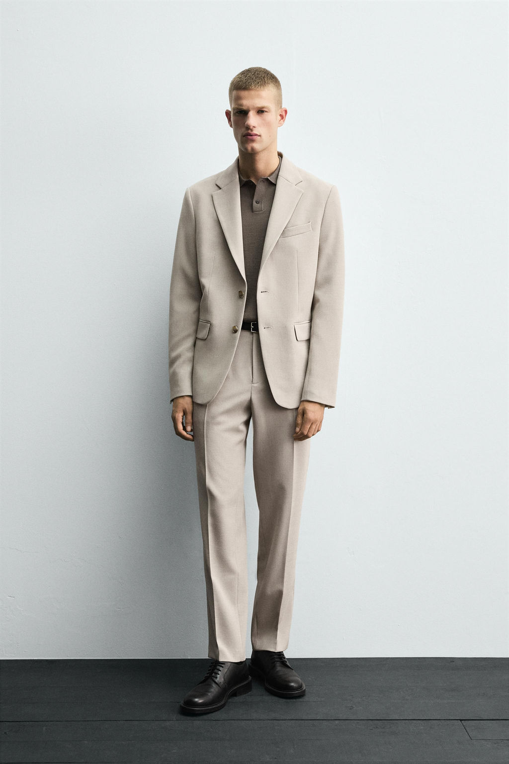 SLIM FIT SUIT TROUSERS
