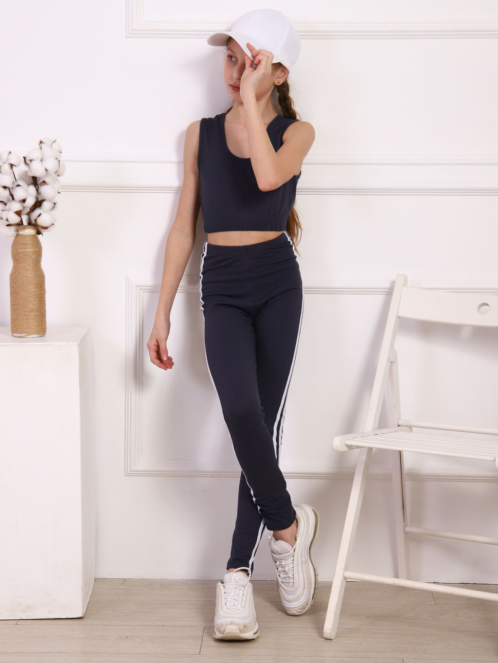 Майка "Равновесие" графит