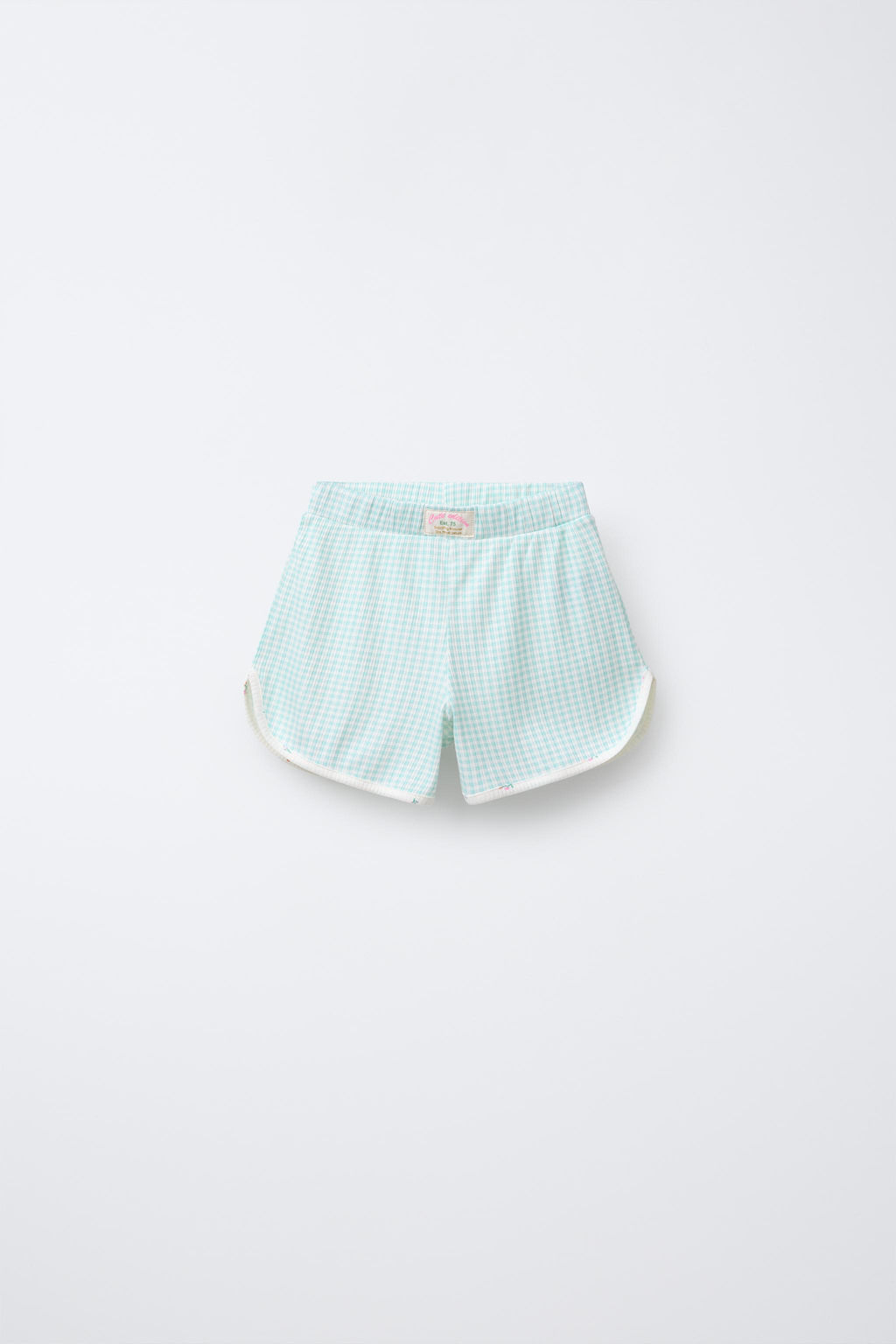 6-14 YEARS/ GINGHAM AND FLORAL T-SHIRT AND BERMUDA PYJAMAS - Zara фото 4