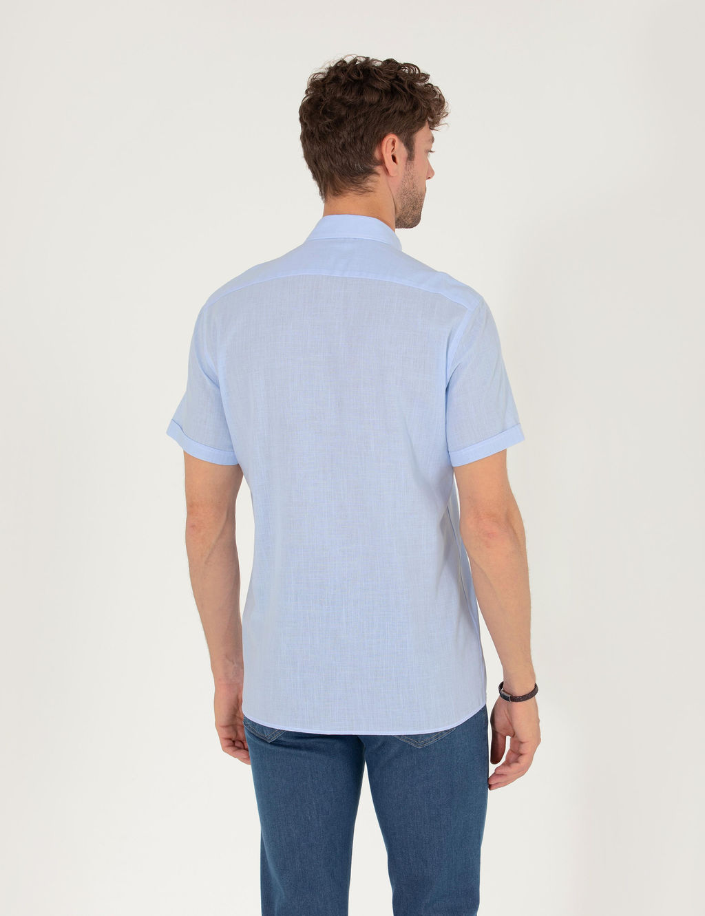 Рубашка Pierre Cardin Regular Fit светло-голубая