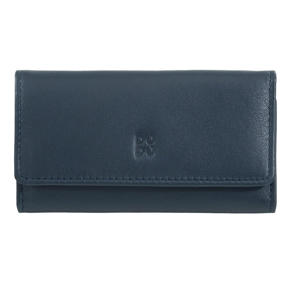 Итальянская кожаная ключница DuDu серии Tahiti | морской