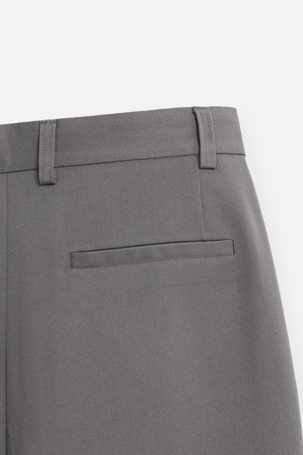 PLEATED RELAXED FIT BERMUDA SHORTS - Zara фото 19