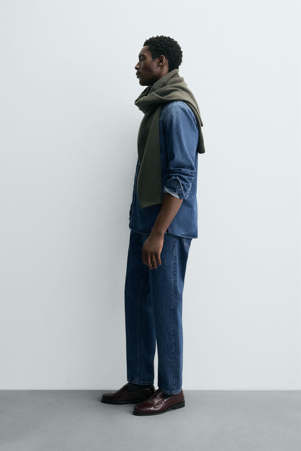 WASHED DENIM SHIRT - Zara фото 4