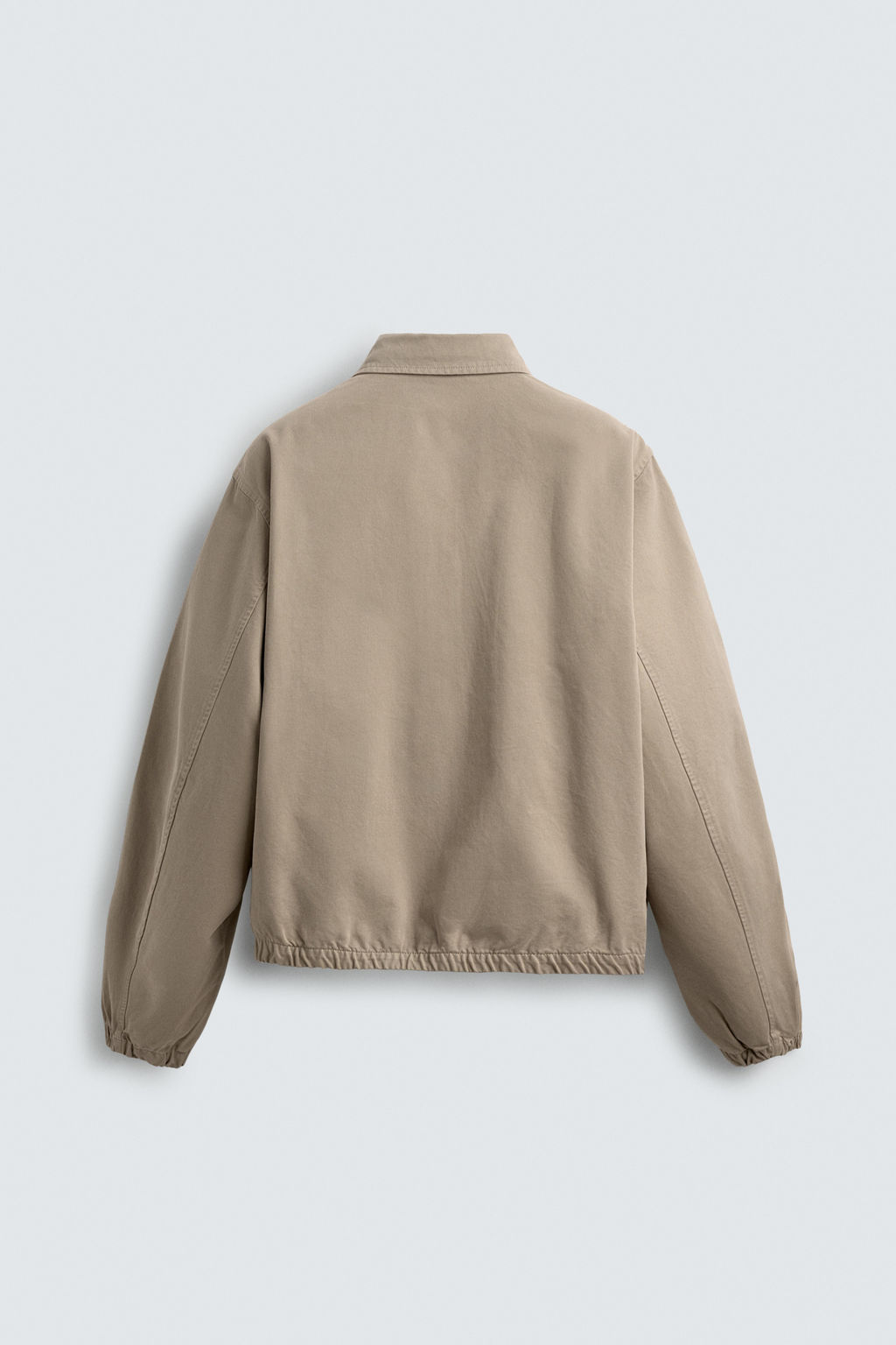 CAZADORA REGULAR FIT ALGOD?N LAVADO / Arena - Zara фото 8