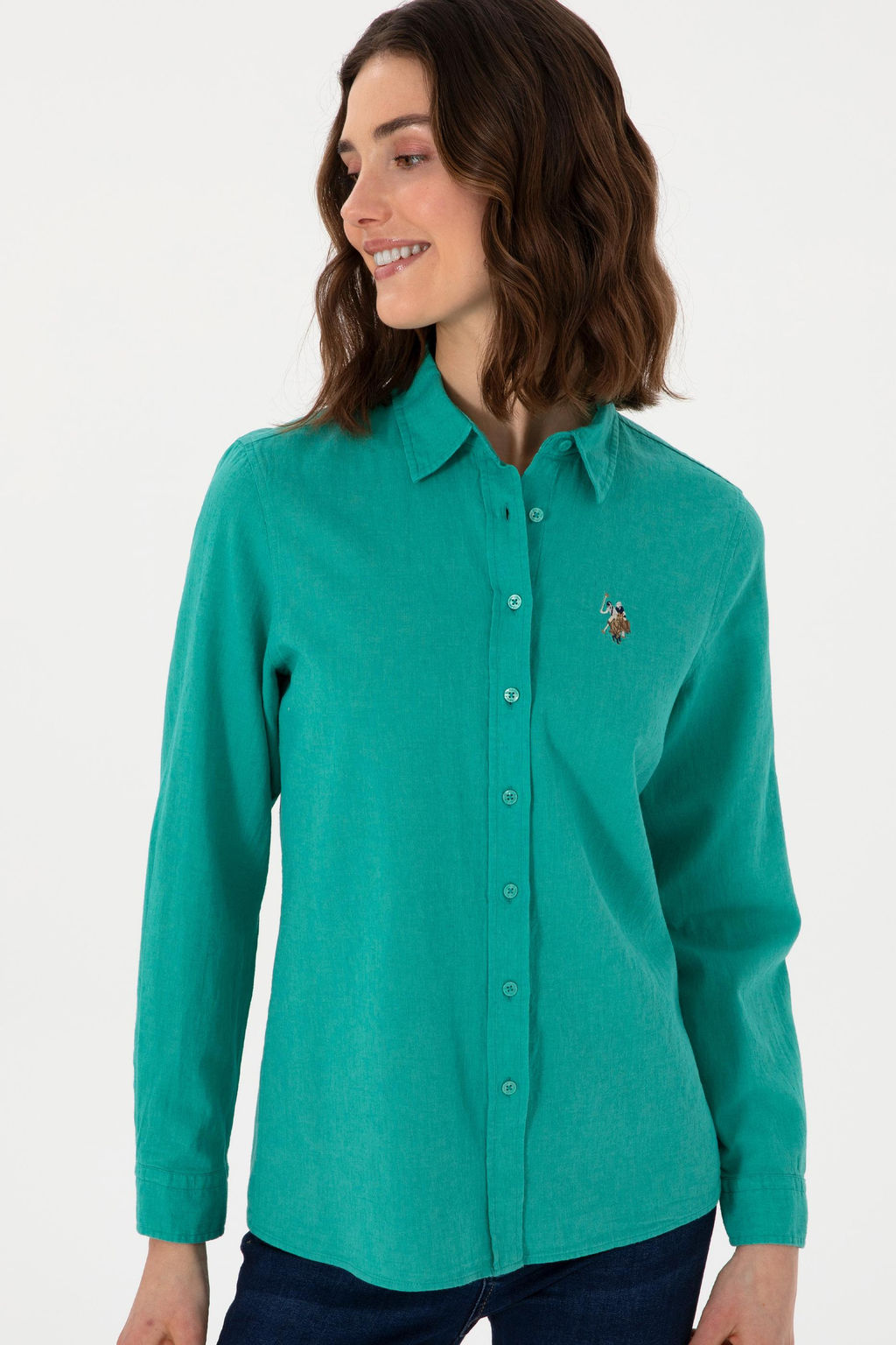 Kad_n Mint Uzun Kollu Basic G_mlek Sepette S_rpriz _ndirim - U.s. polo assn фото 3