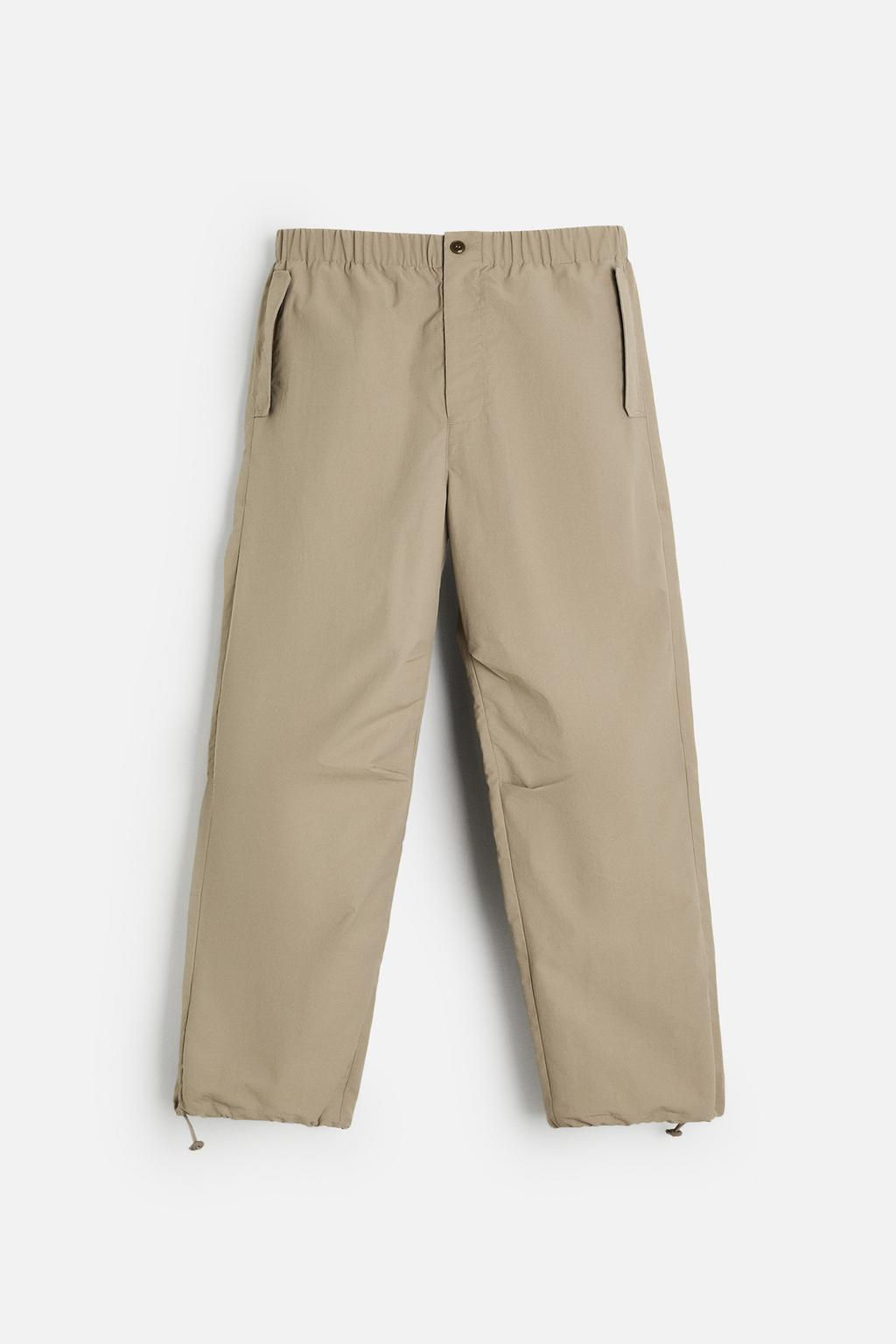 TECHNICAL PARACHUTE TROUSERS - Zara фото 6