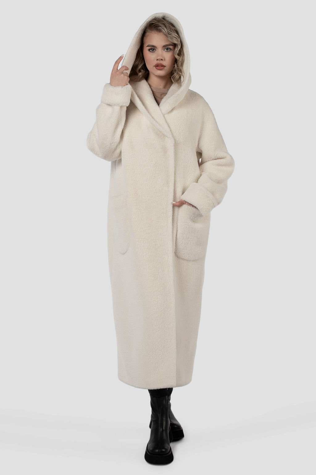 01-11965 Пальто женское демисезонное - El podio фото 2