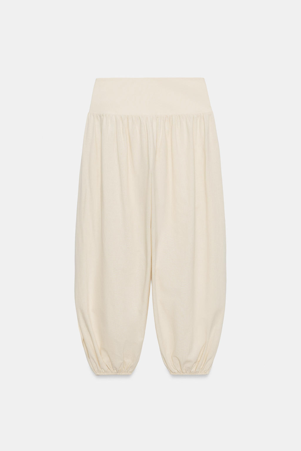 PANTAL?N BOMBACHO LAZADA / Beige claro - Zara фото 6
