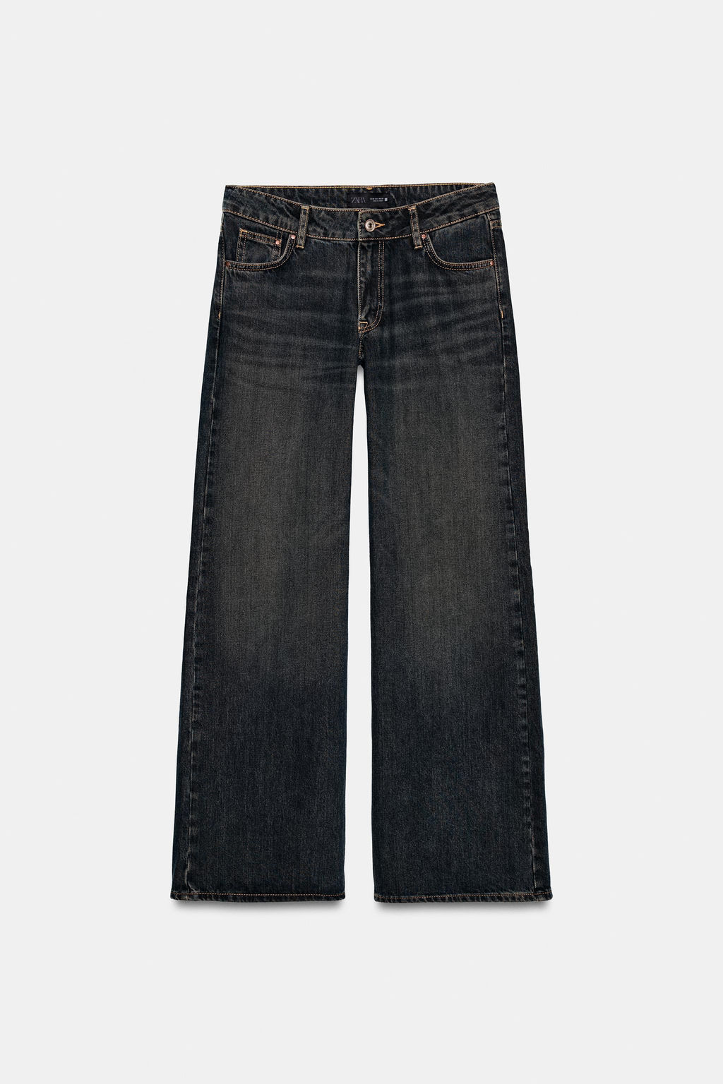 Z1975 WIDE-LEG LOW-RISE JEANS - Zara фото 17