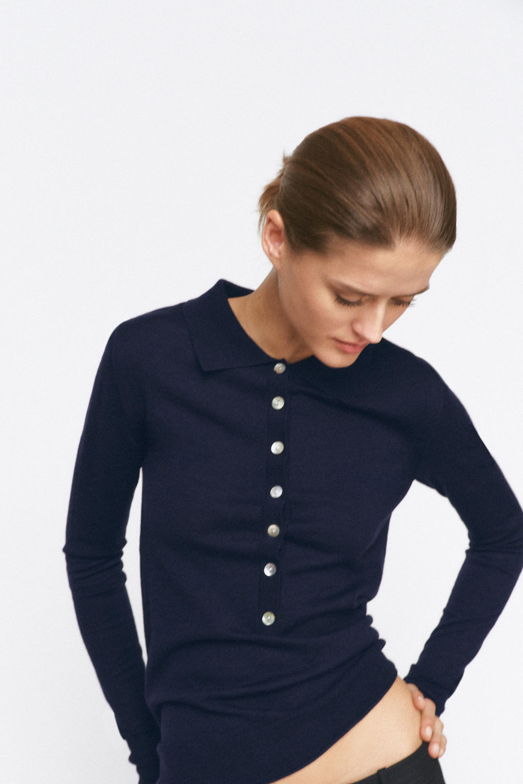 FINE KNIT WOOL POLO SHIRT - Zara фото 10
