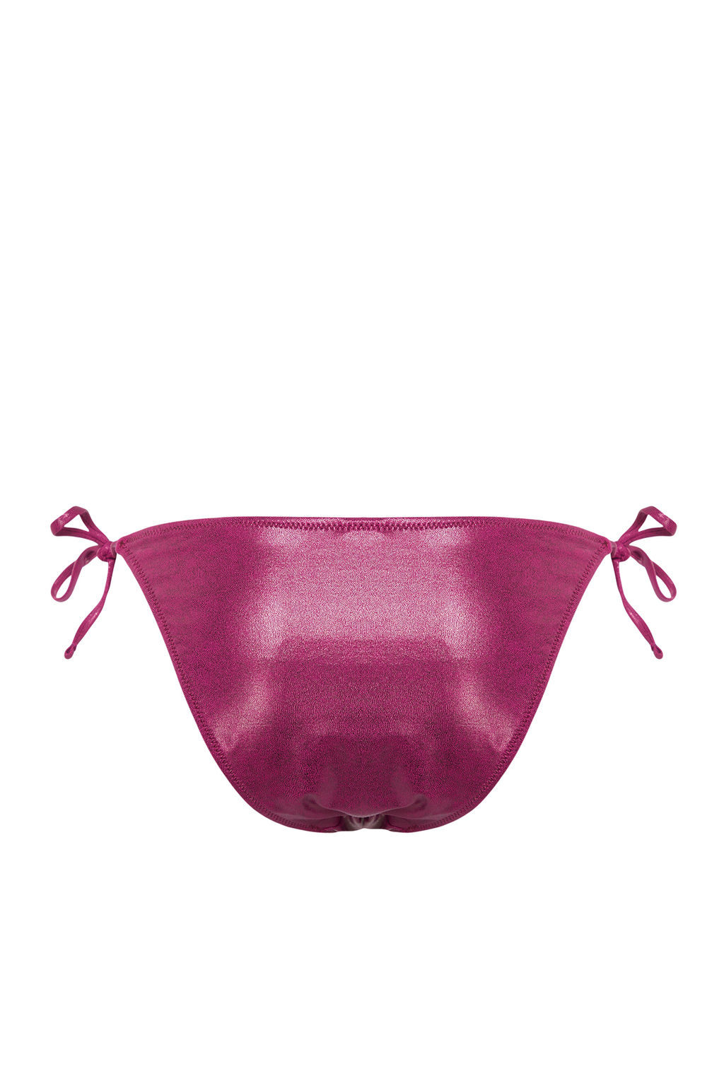 TRENDYOLMILLA Mor Baglamal? Parlak Lak Bask?l? Brazilian Bikini Alt? TBESS24BA00122  фото 8