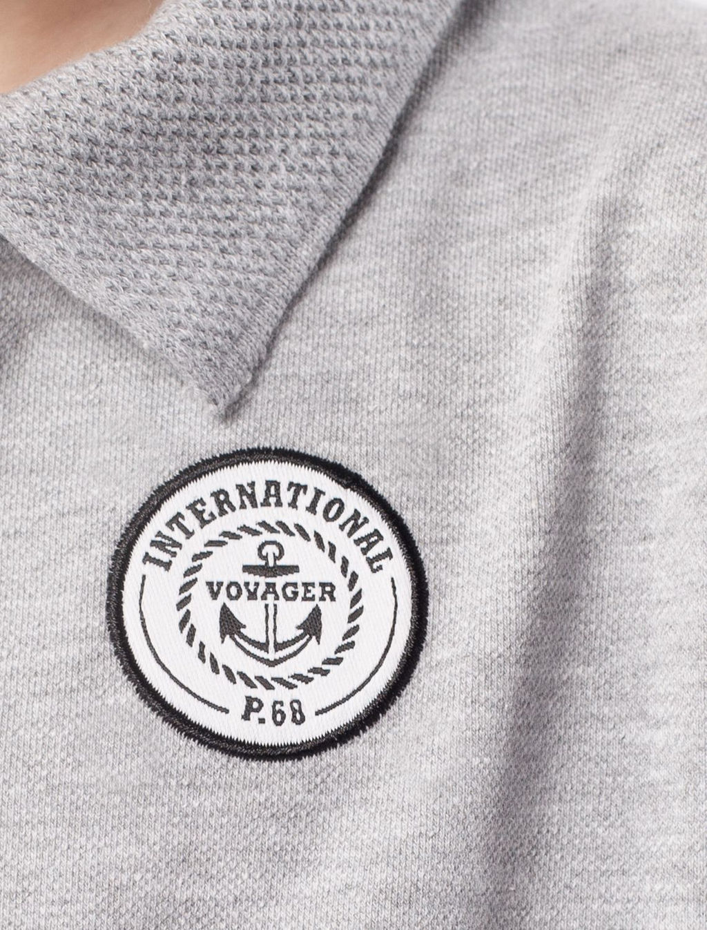 Футболка-поло из трикотажа пике с эластаном