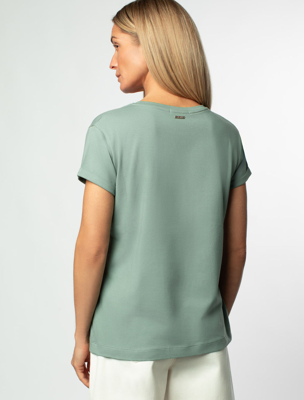 Футболка из премиального хлопка с авторским принтом - Vilatte фото 4