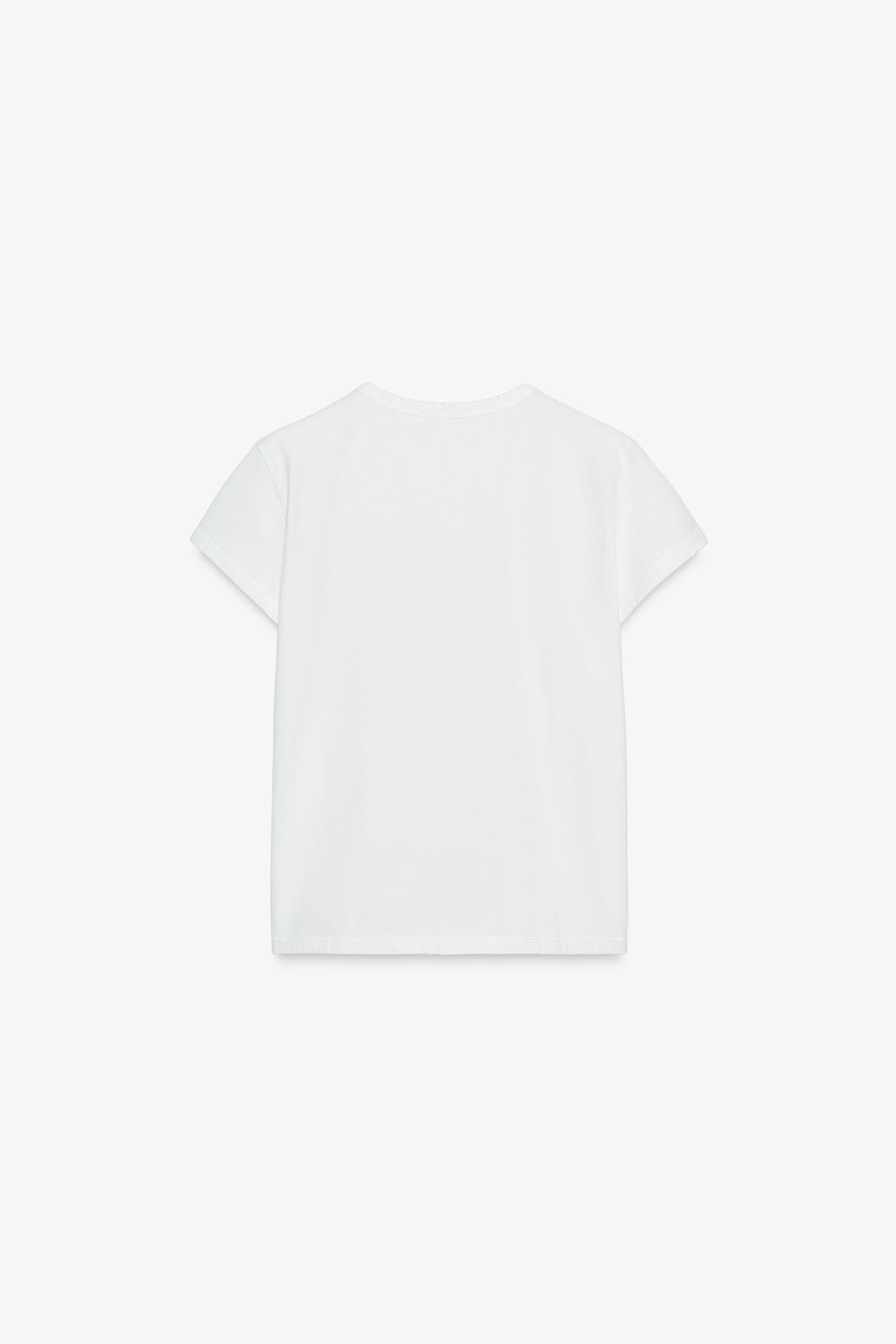 REGULAR RIPPED T-SHIRT - Zara фото 15