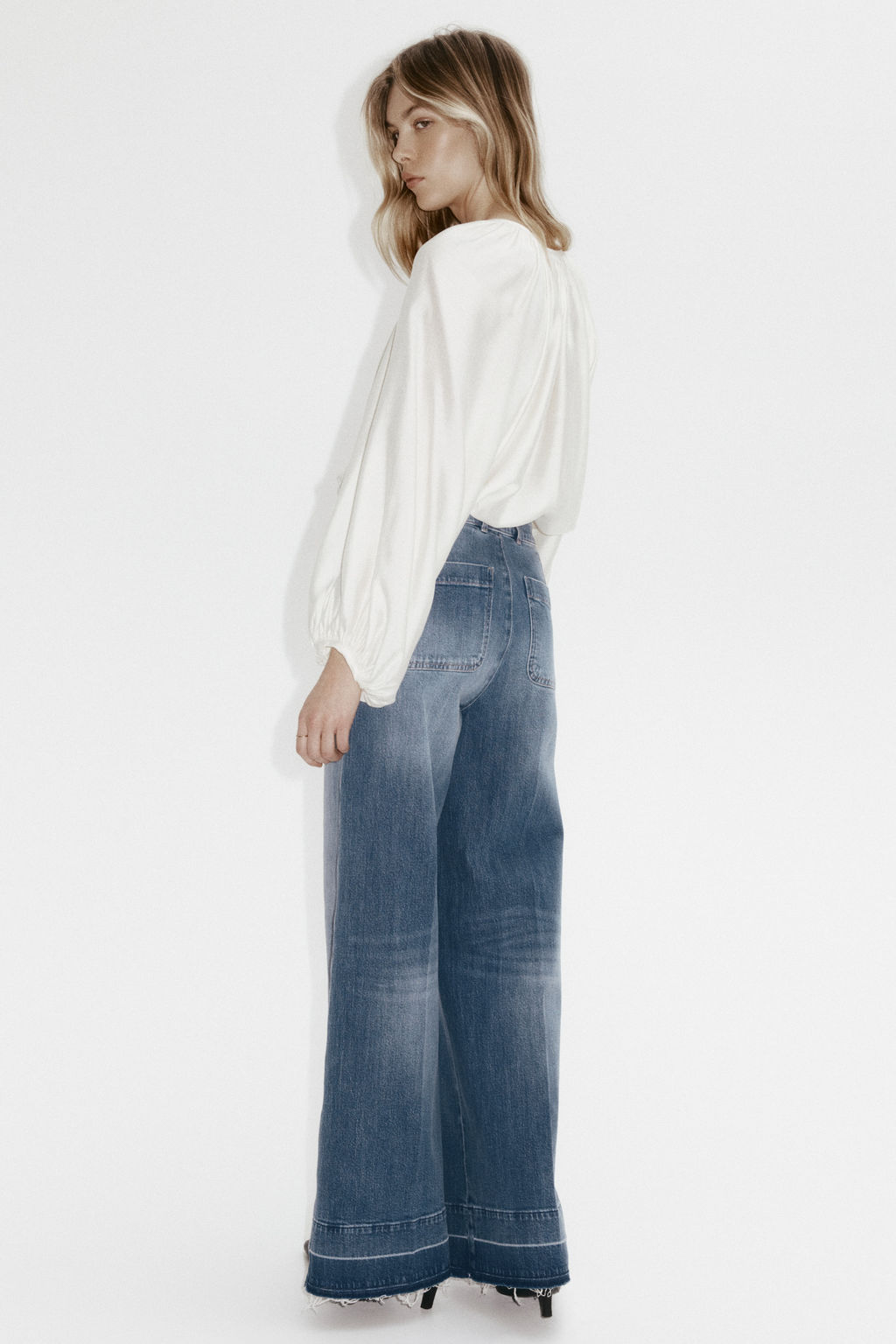 Wide High Jeans - H&m фото 13