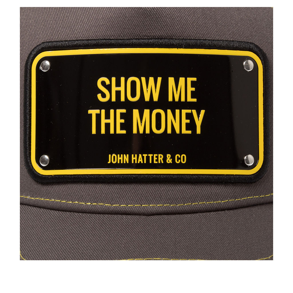 Бейсболка JOHN HATTER арт. 1-1063-U00 Show Me The Money (серый)  фото 4