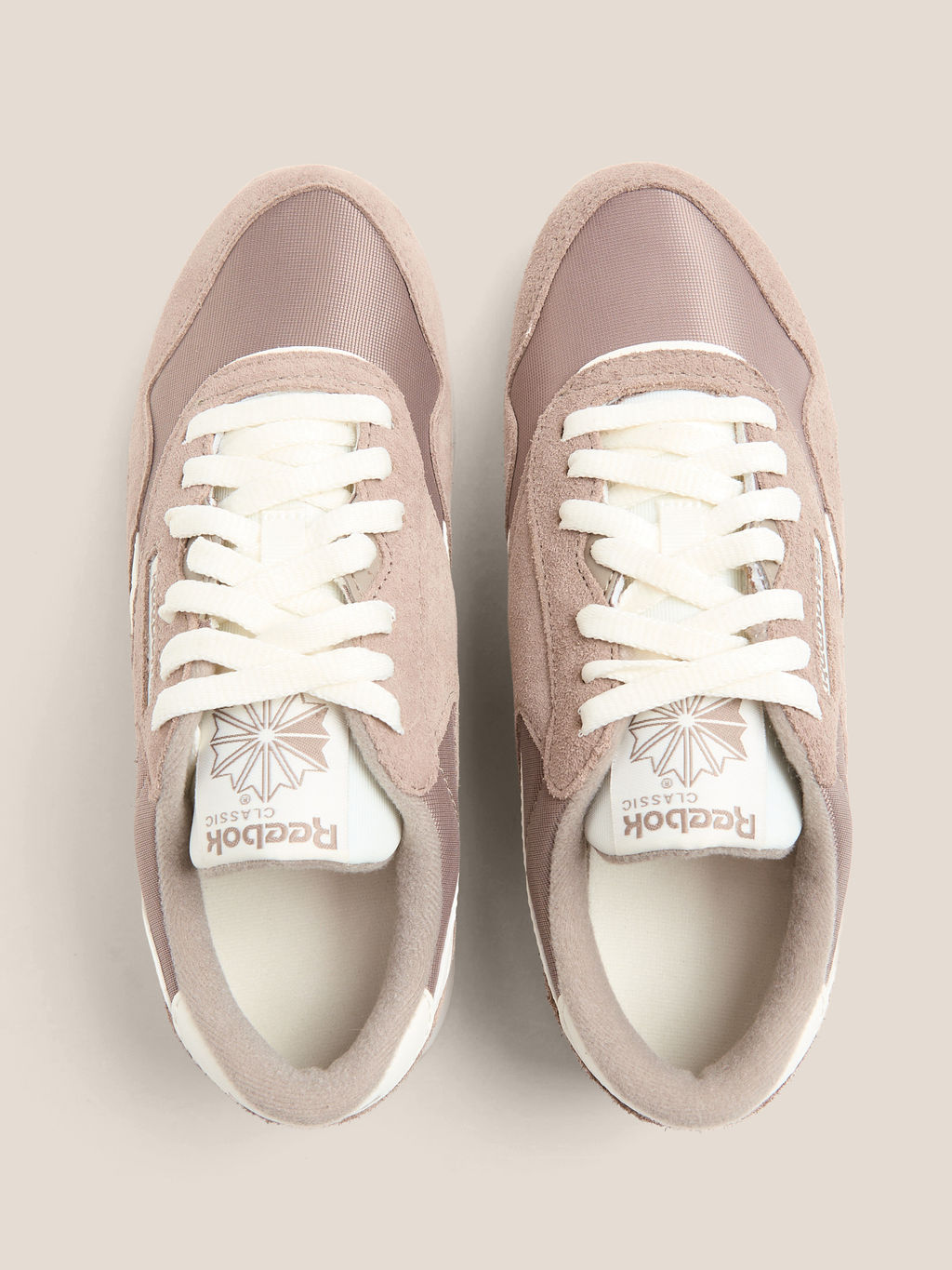 Женские кроссовки REEBOK CLASSIC NYLON Артикул 4494711, серо-коричневый