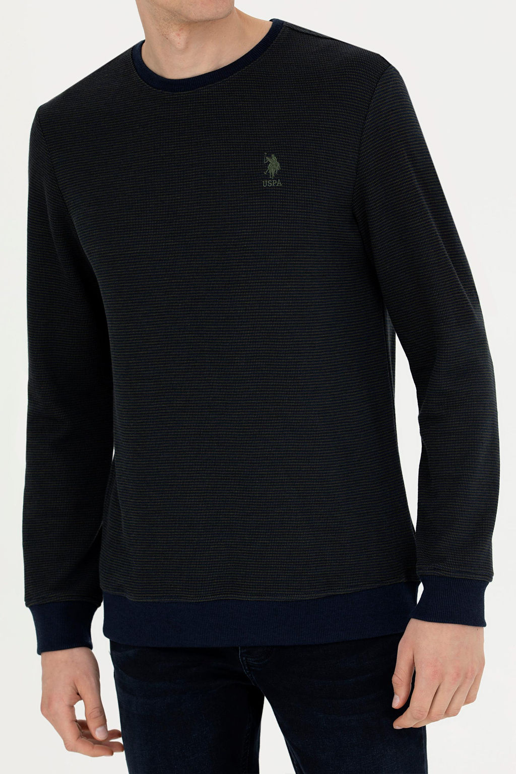 U. S. Polo Assn / Мужской темно-синий свитшот - U.s. polo assn фото 20