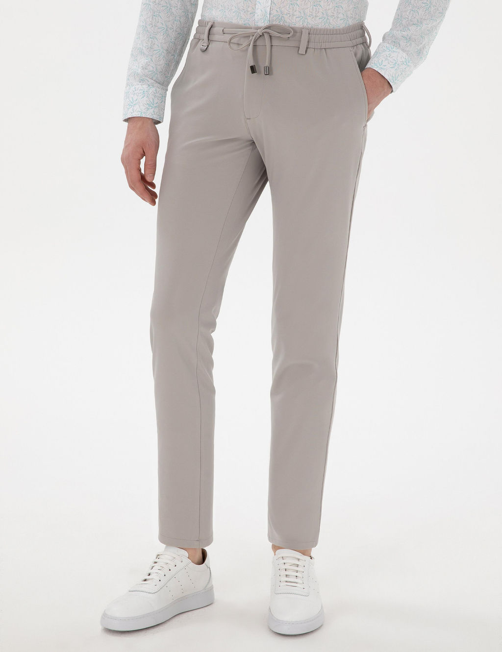 Gri Klasik Jogger Pantolon - Pierre cardin фото 2