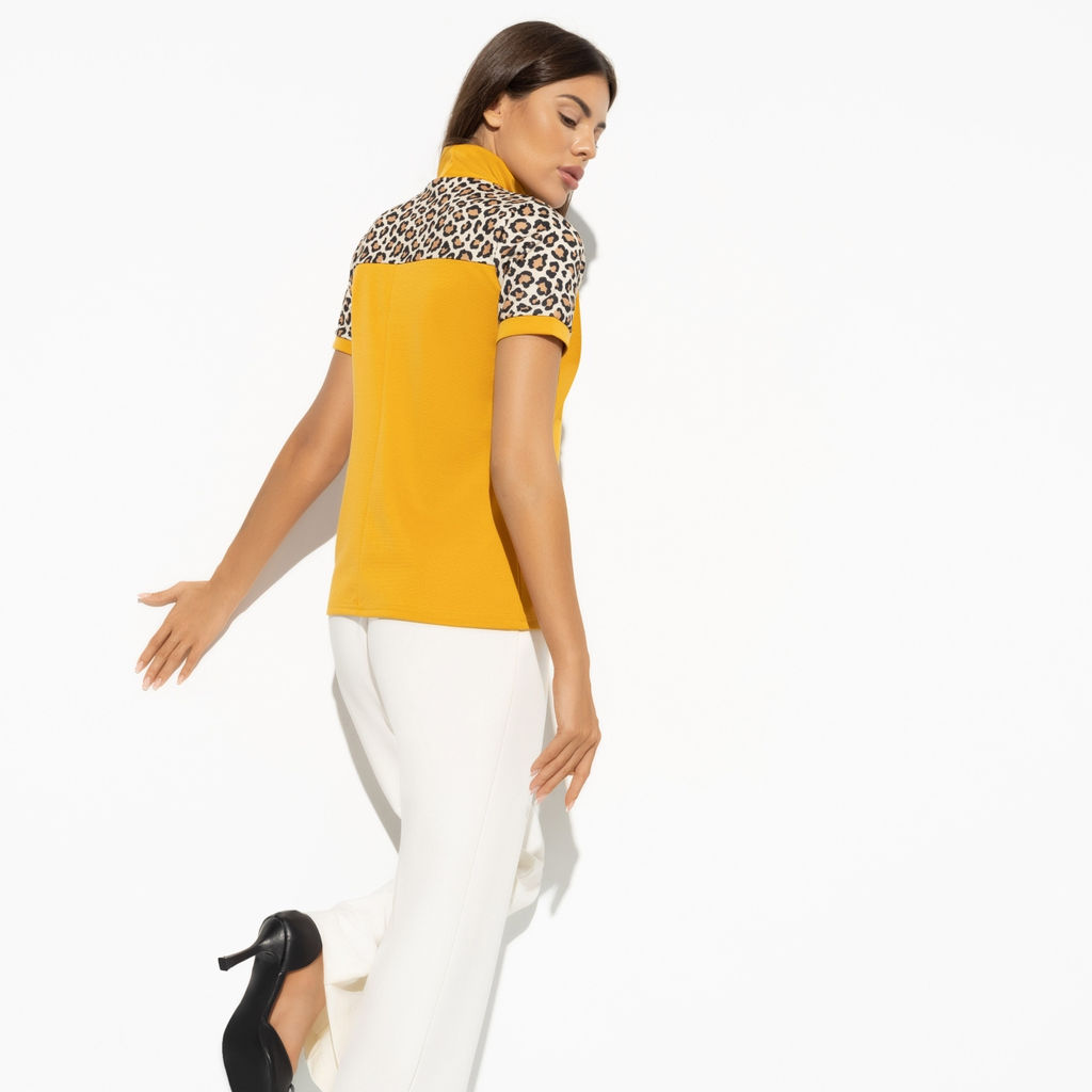 Водолазка комбинированная, С тобой вдвоём (chik) - Charutti фото 5