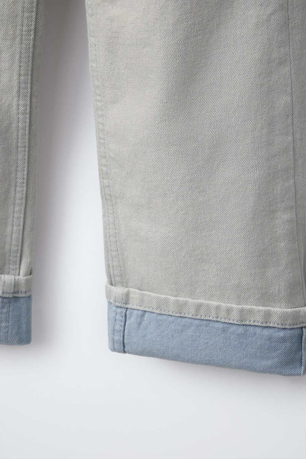 STRAIGHT-LEG JEANS WITH HEMS - Zara фото 4