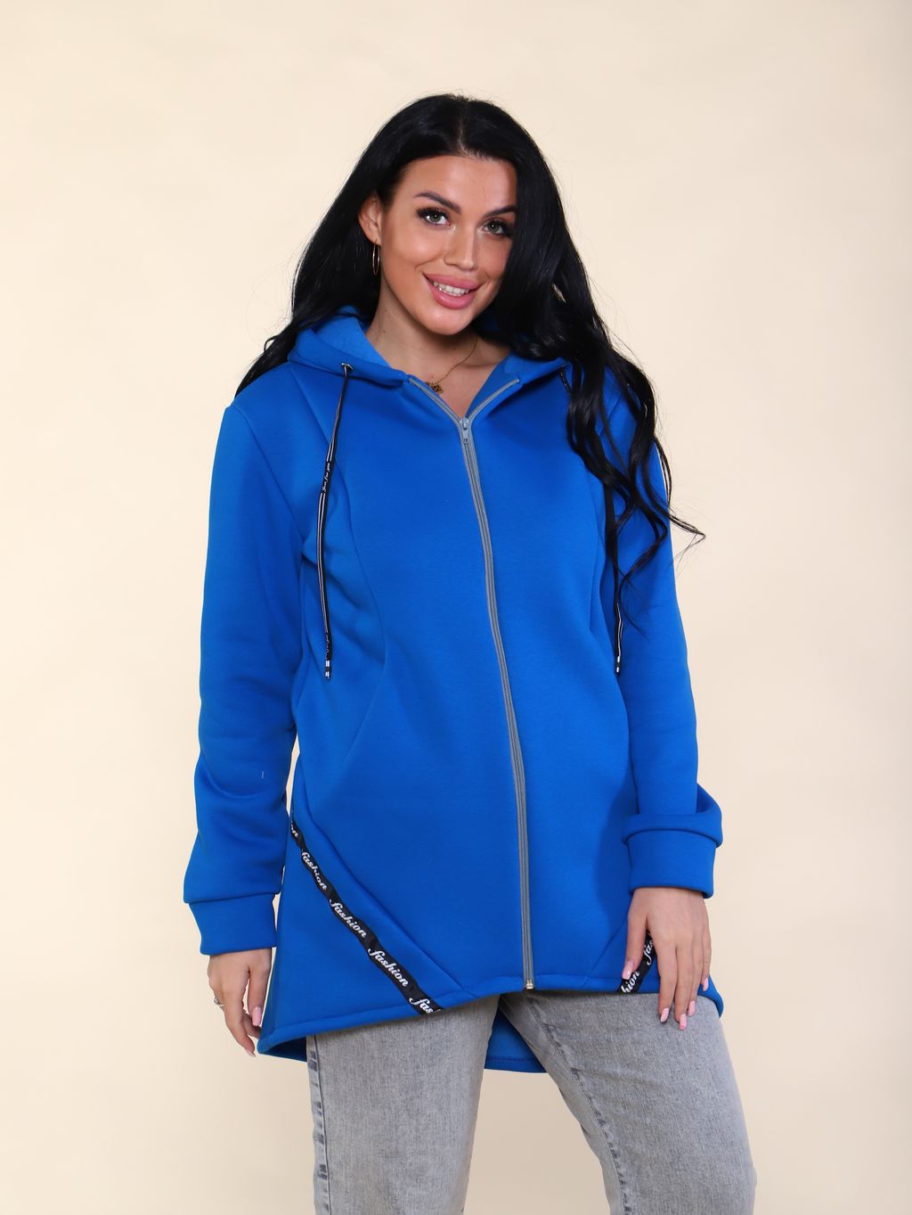 М336 Толстовка Зимушка (василёк) - Иванушка-трикотаж фото 4