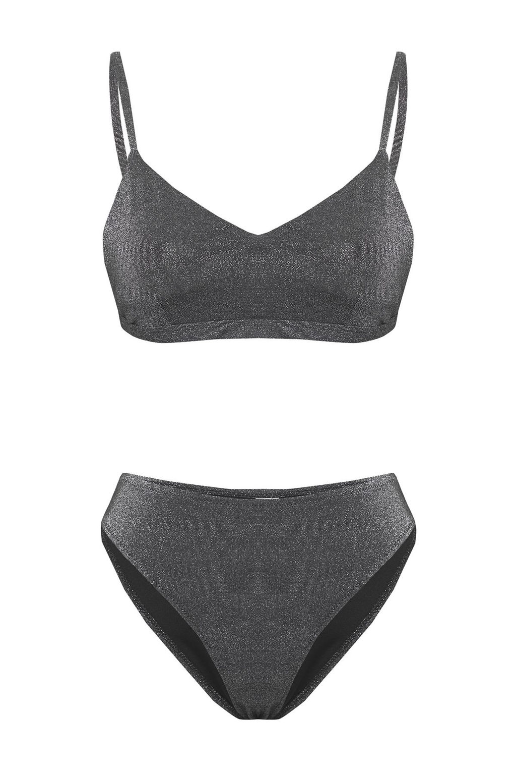 TRENDYOLMILLA Saks Bralette Simli Regular Core Bikini Tak?m? TBESS25BT00109 фото 6