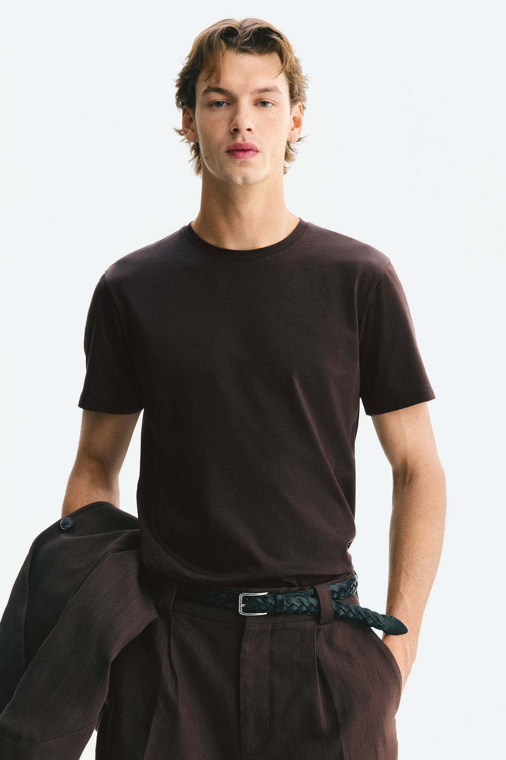 Camiseta en algod?n pima Slim Fit - H&m фото 12