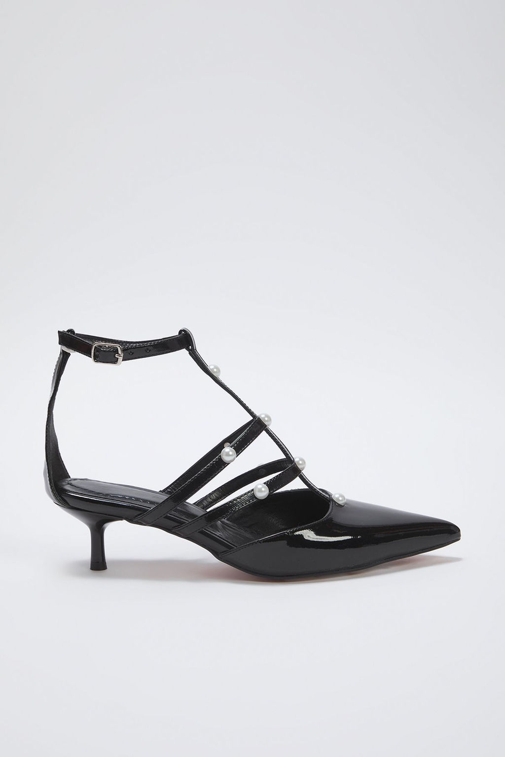 Trendyol Shoes Siyah Inci Detayl? Kad?n Ince Topuklu Ayakkab? TAKSS25TO00041 - Trendyolmilla фото 6
