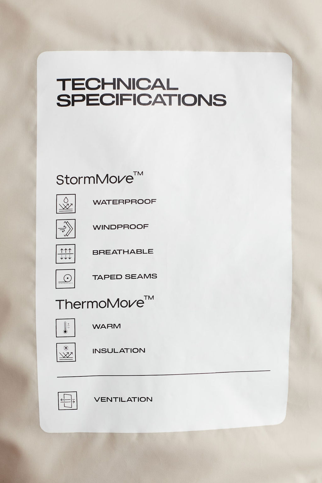 Loose Fit Ski jacket in StormMove - H&m фото 6