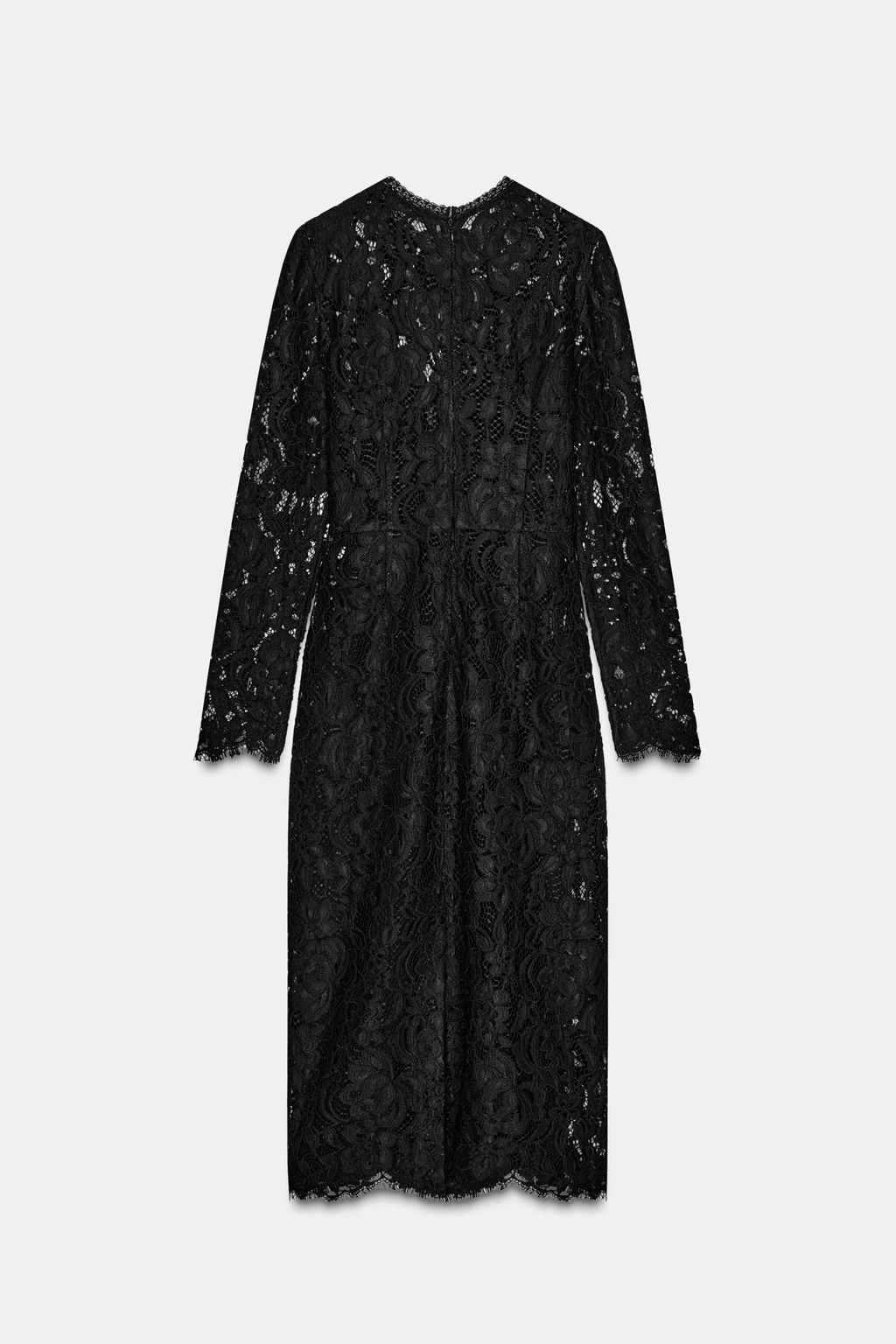 ZW COLLECTION LIMITED EDITION LACE MIDI DRESS - Zara фото 6