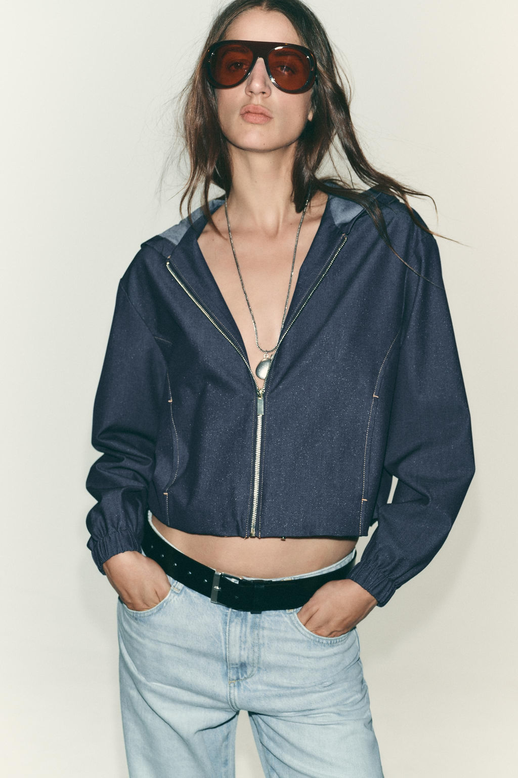 HOODED BOMBER JACKET - Zara фото 2