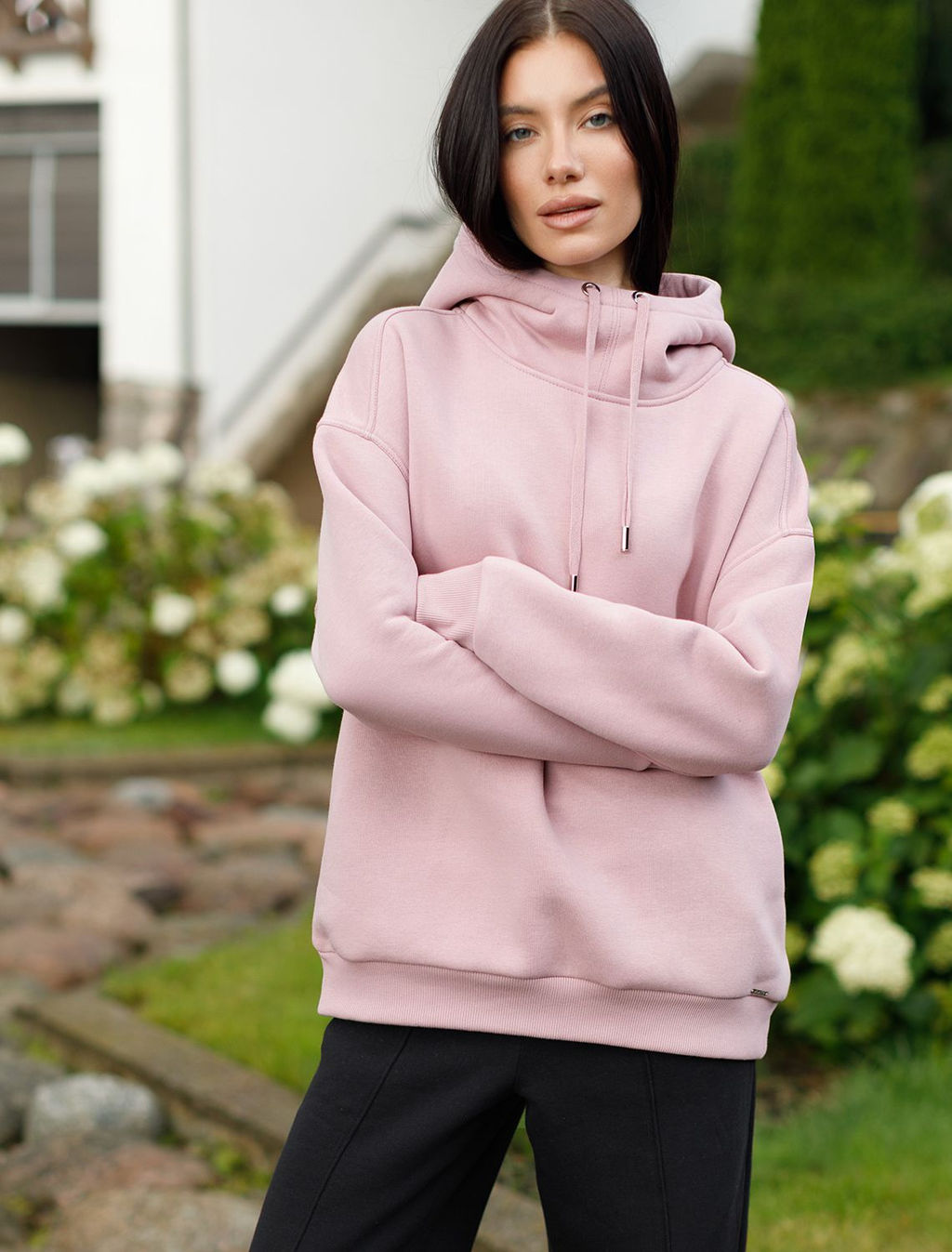 D49.102 Джемпер женский пыльно-розовый