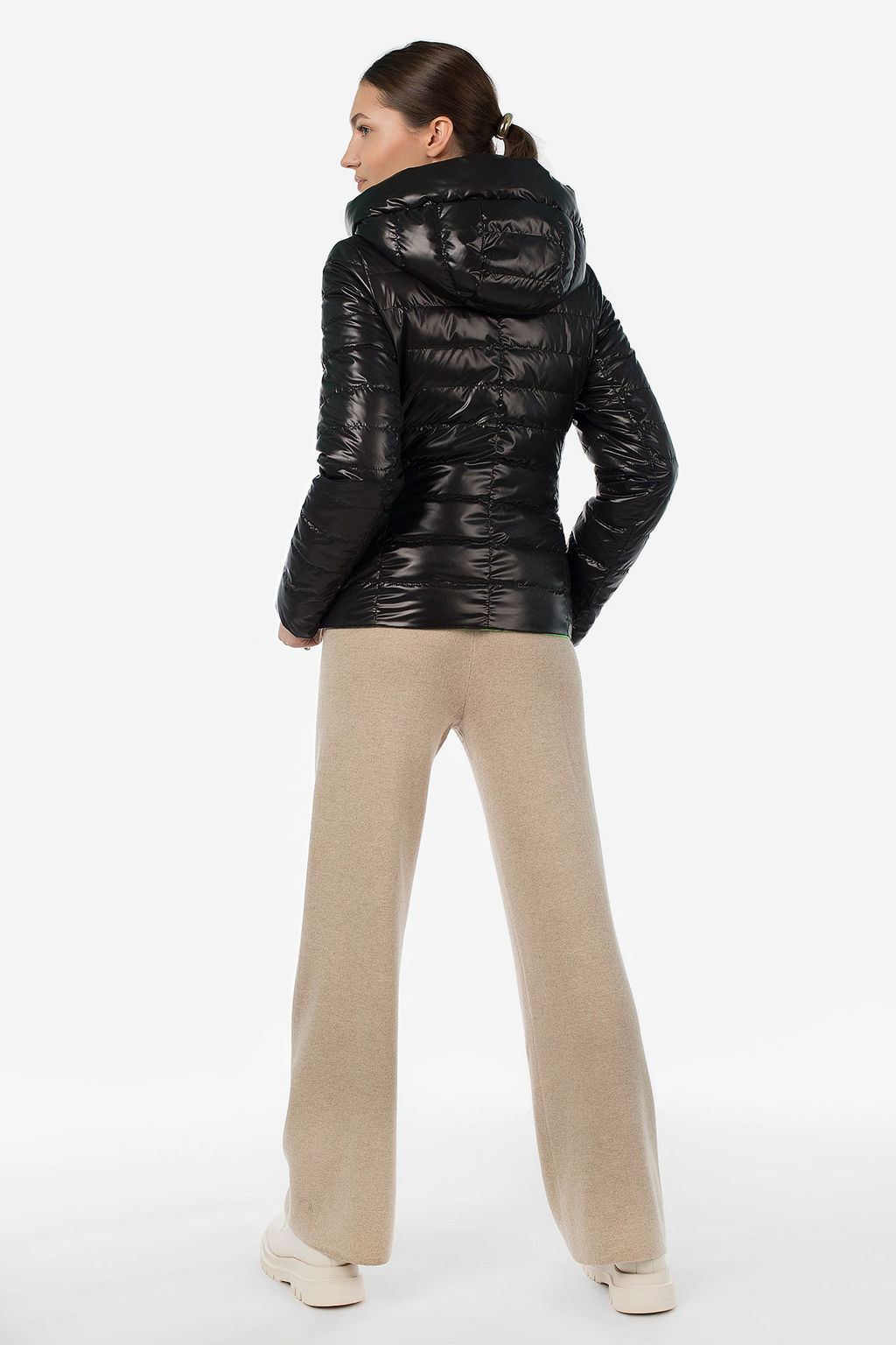 04-2883 Куртка женская демисезонная (G-loft 100) двусторонняя - El podio фото 6