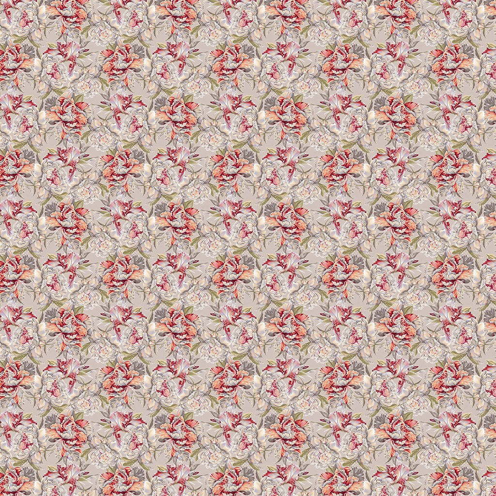 Душистый пион К Скатерть 240х145см, длина стола до 200см, на 10-12 персон, хлопок Премиум 186г/м2, Домашняя мода (Россия)  фото 2