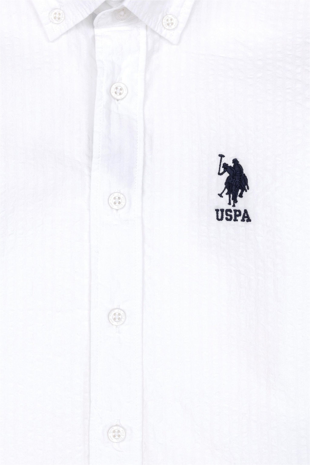 Белая рубашка с длинным рукавом для мальчика Неожиданная скидка в корзине - U.s. polo assn фото 4