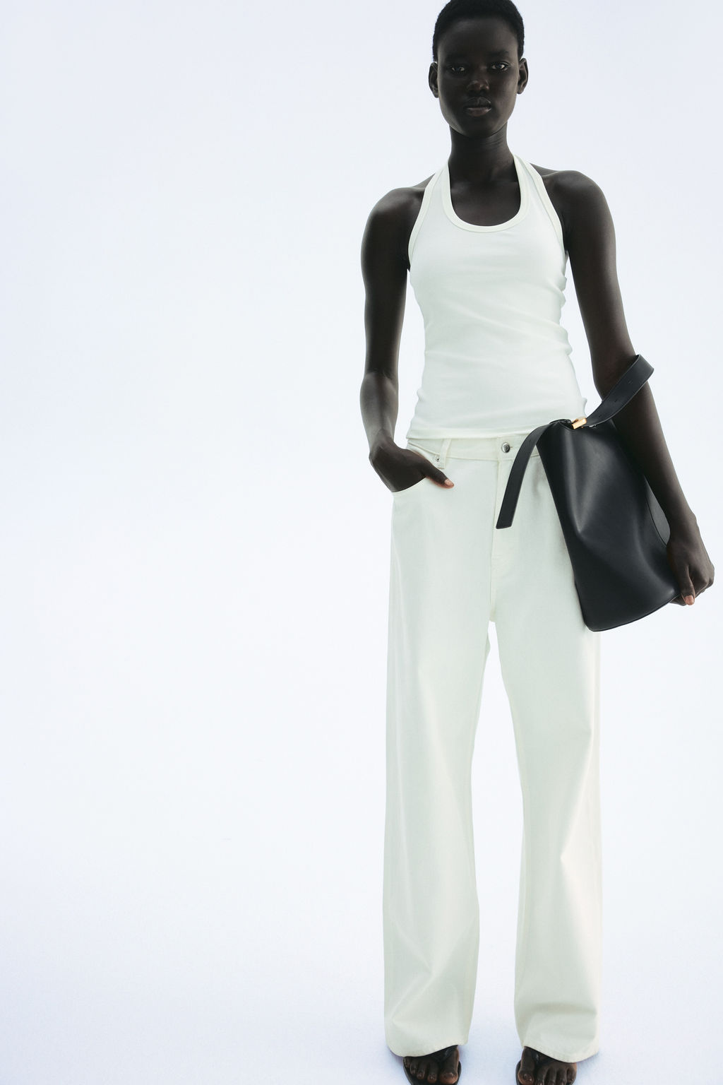 Top halter en algod?n pima - H&m фото 4