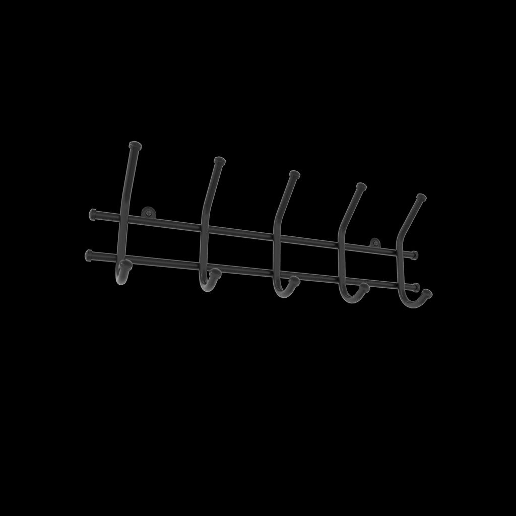 Вешалка "Норма-5" 48*17*80 (бел.,медн.,серебр.,черн.) арт. ВН 24